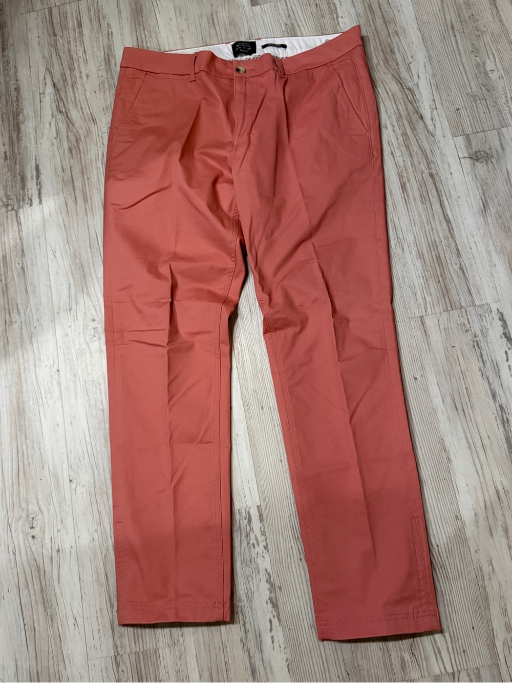 Ben Sherman Coral-Red/salmon Chino Pants